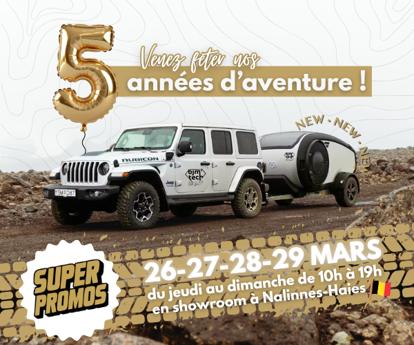 Portes Ouvertes Anniversaire 5 ans BJM'Tech Loisirs Nalinnes Caravane Minivan Tente de toit